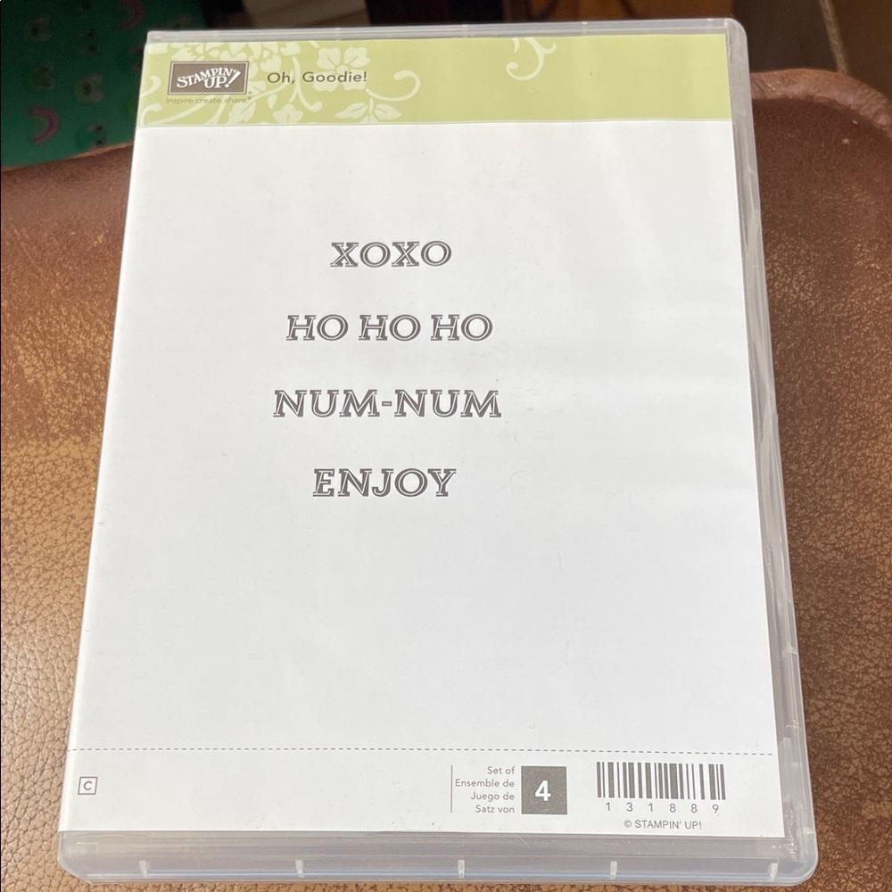 Stampin' Up! Oh Goodie! Stamp Set with Green Accent